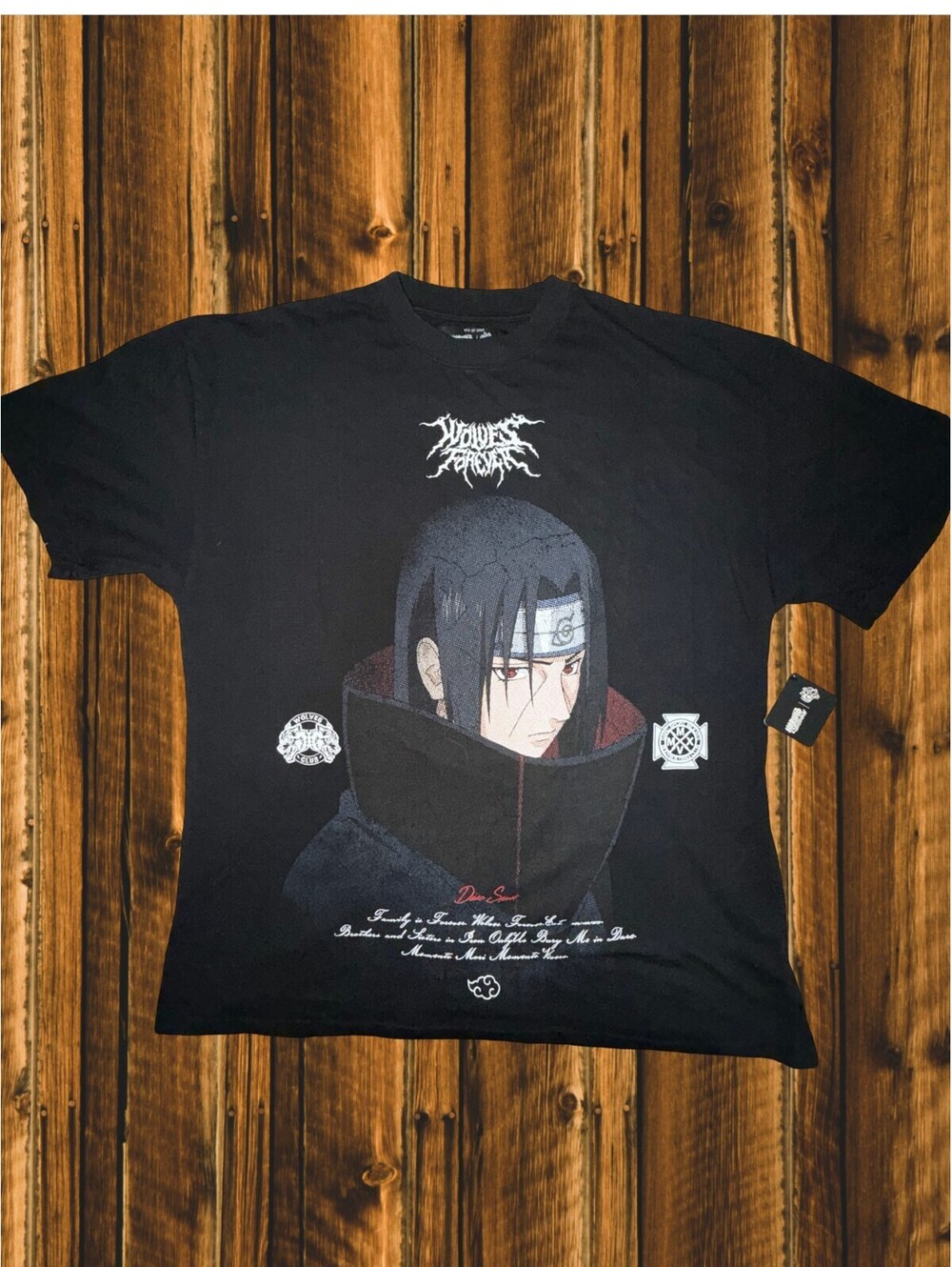 Darc Sport x Naruto Shippuden Akatsuki Itachi "Side-By-Side" Premium Tee XL